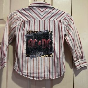 AC/DC Original Penguin Button Down Shirt Boys Size 24 months